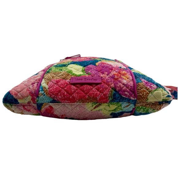 Vera Bradley Iconic Hipster Crossbody Bag Floral Quilted Cotton Superbloom NWOT - Picture 7 of 16